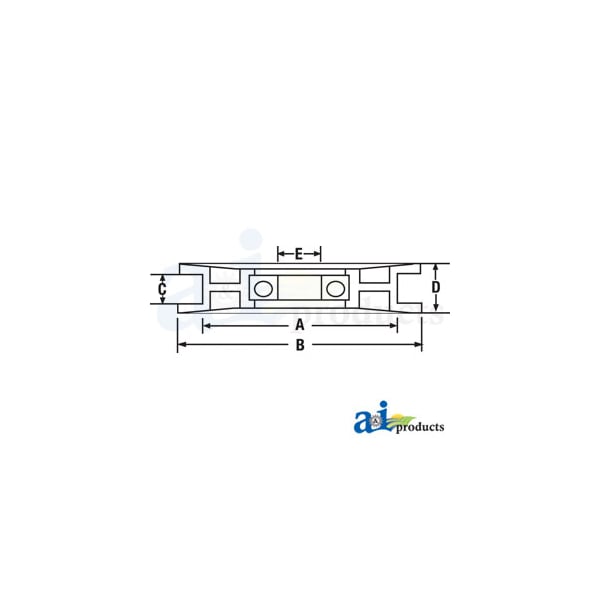 Flat Idler 3.5" x3.5" x1"